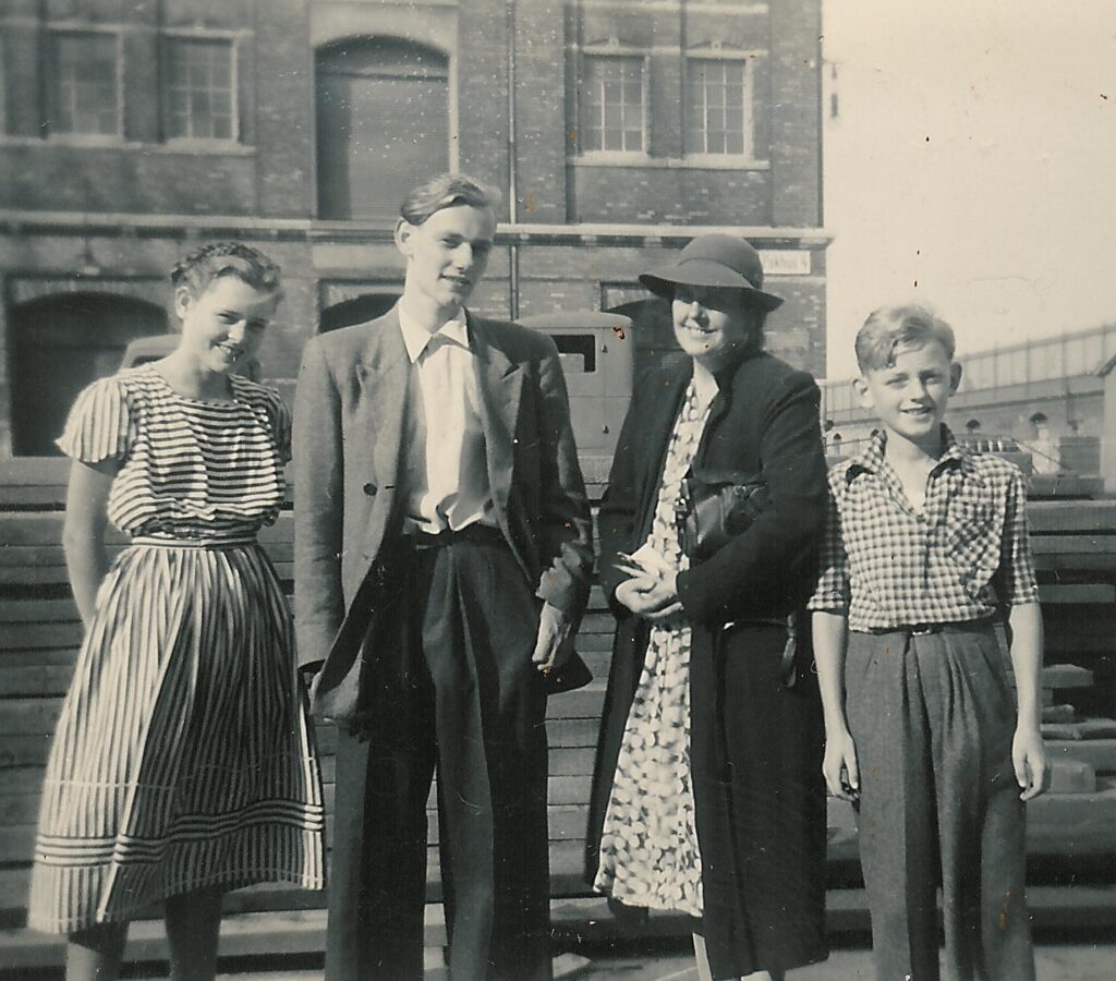 The day they leave Denmark for St Thomas 1949